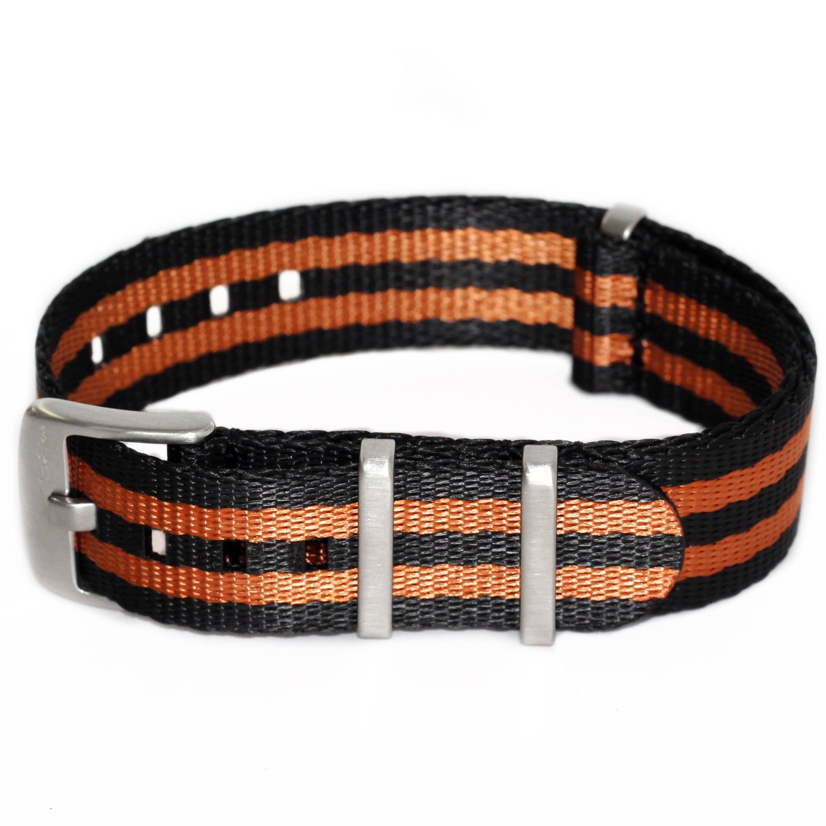 Summer Orange Textured Leather Apple Watch Band