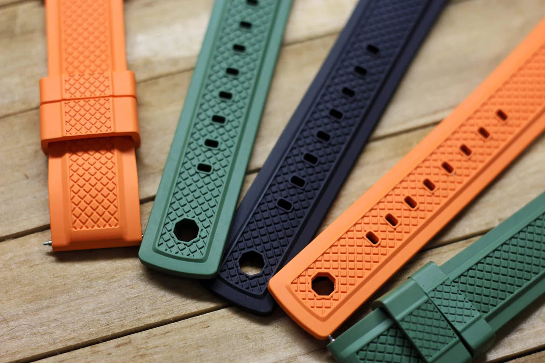 How to Choose the Perfect Rubber Watch Strap for Timepiece – BluShark ...