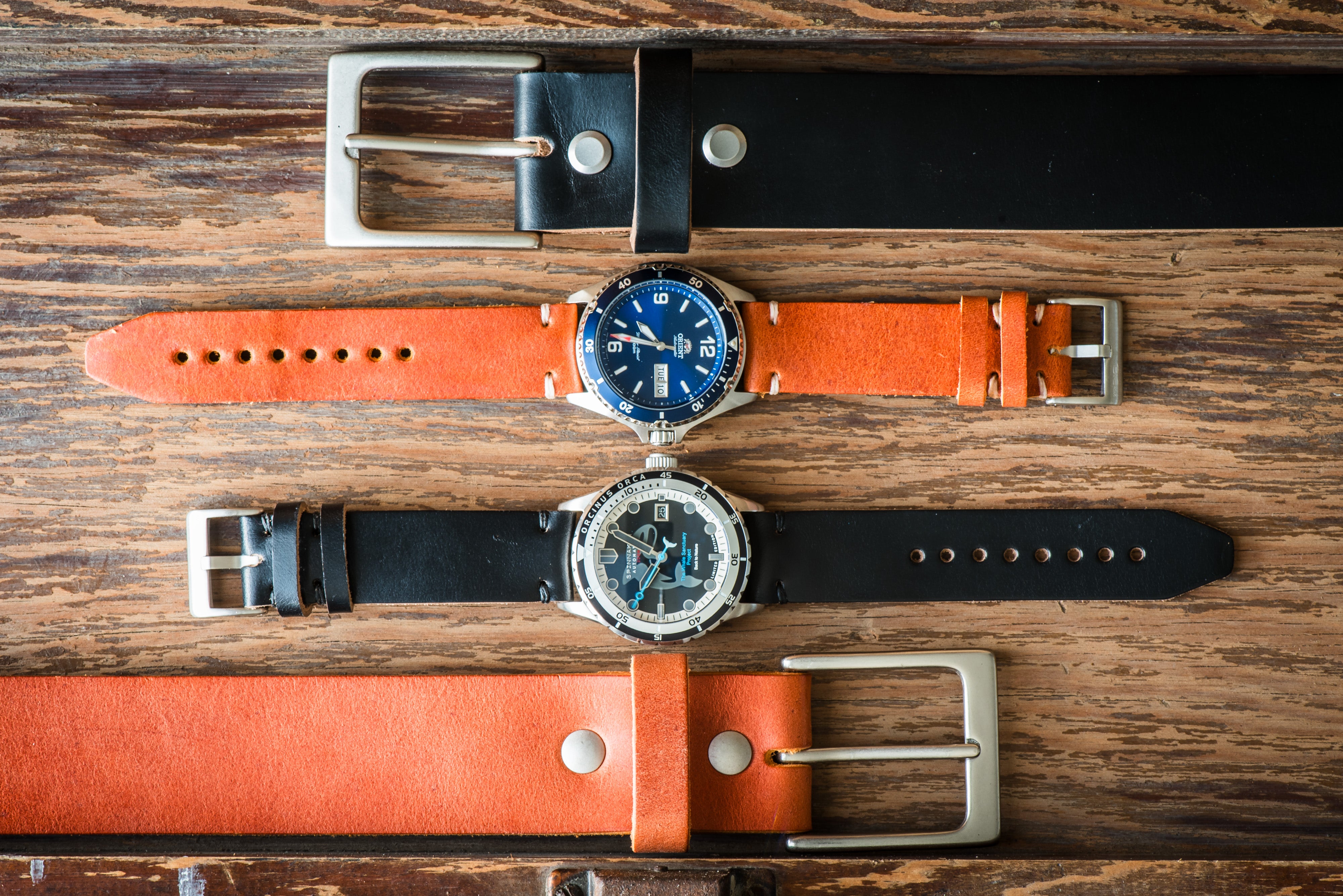 Invella 22mm Premium Leather Watch Strap (Brown) | Invella