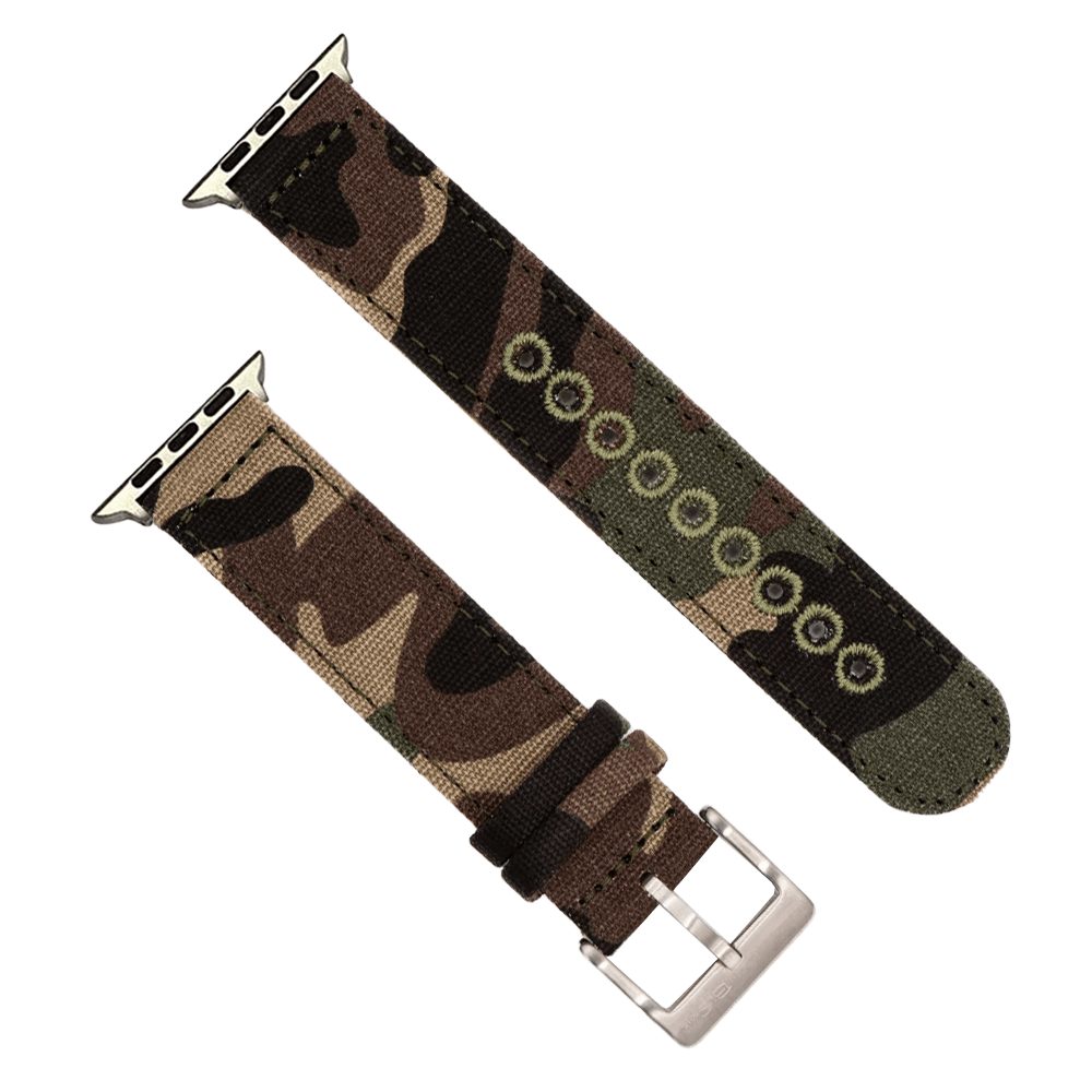 BluShark Apple Small Apple Watch (38/40/41mm) Apple Band - CanvaSoft 2.0 - Camo