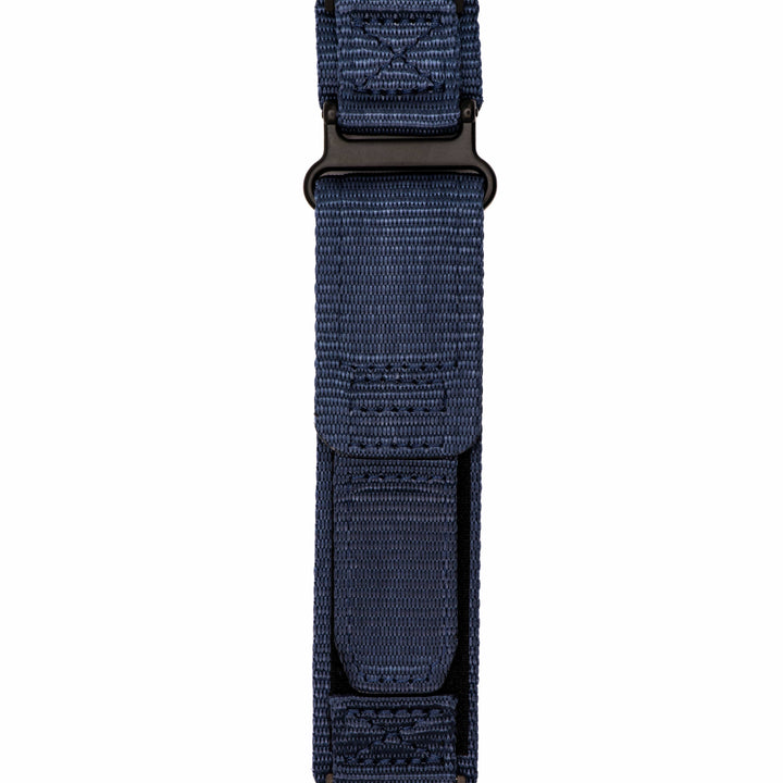 BluShark Apple Large Apple Watch (42/44/45mm & ULTRAS) Apple Band - Nylon Velcro- Blue