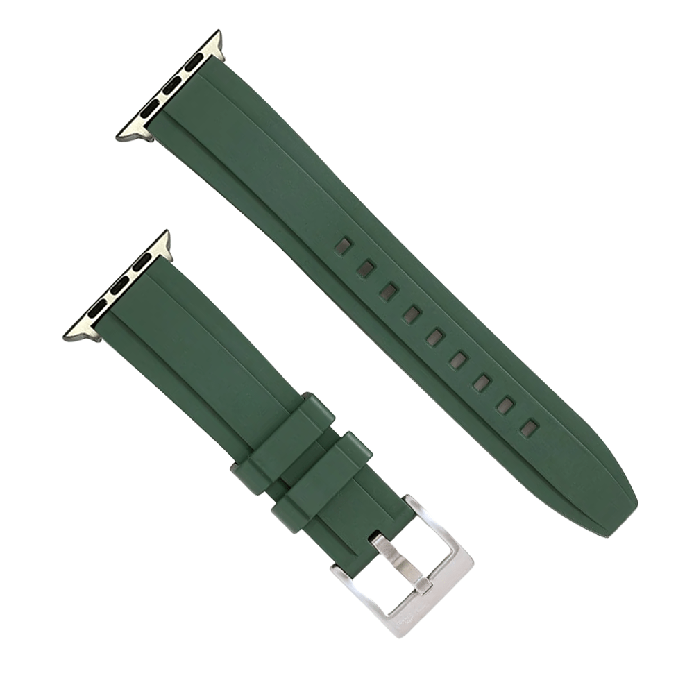 BluShark Apple Small Apple Watch (38/40/41mm) Apple Band Ridge Rubber - Green