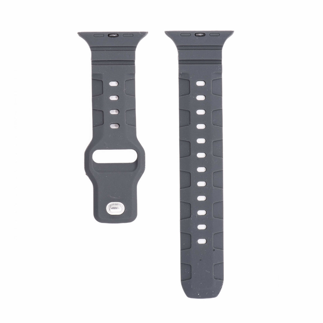 BluShark Apple Apple Band - Silicone All-Terrain - Gray