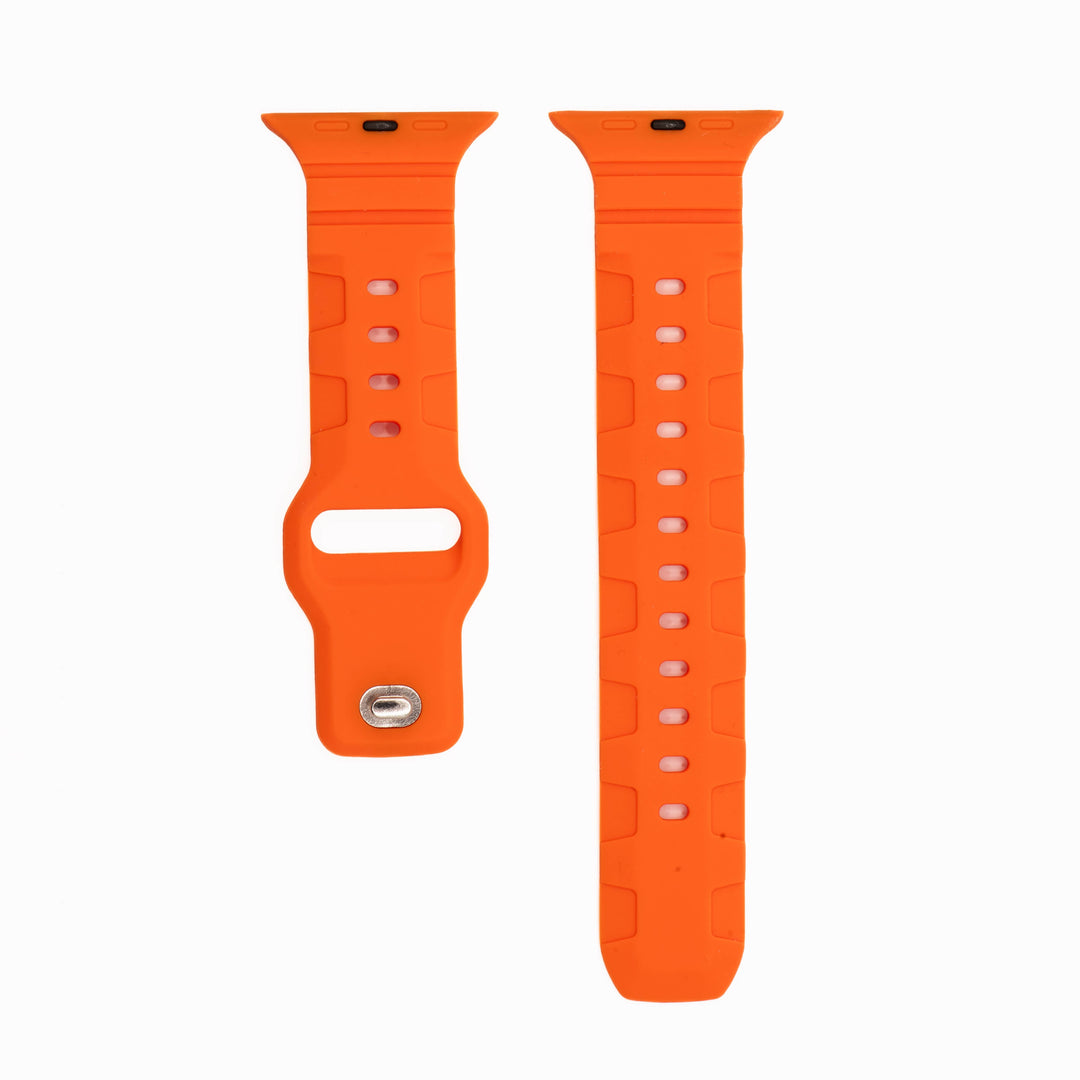 BluShark Apple Apple Band - Silicone All-Terrain - Orange