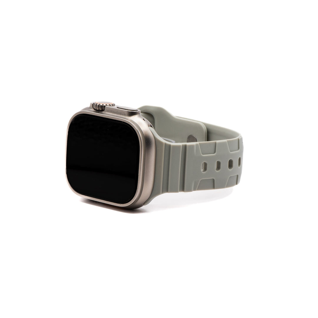 BluShark Apple Apple Band - Silicone All-Terrain - Pewter