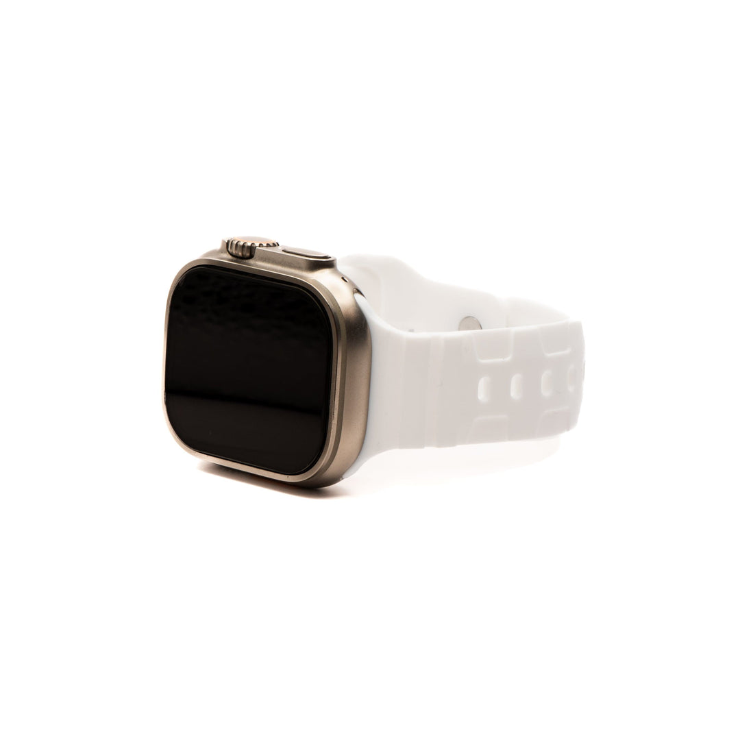 BluShark Apple Apple Band - Silicone All-Terrain - White