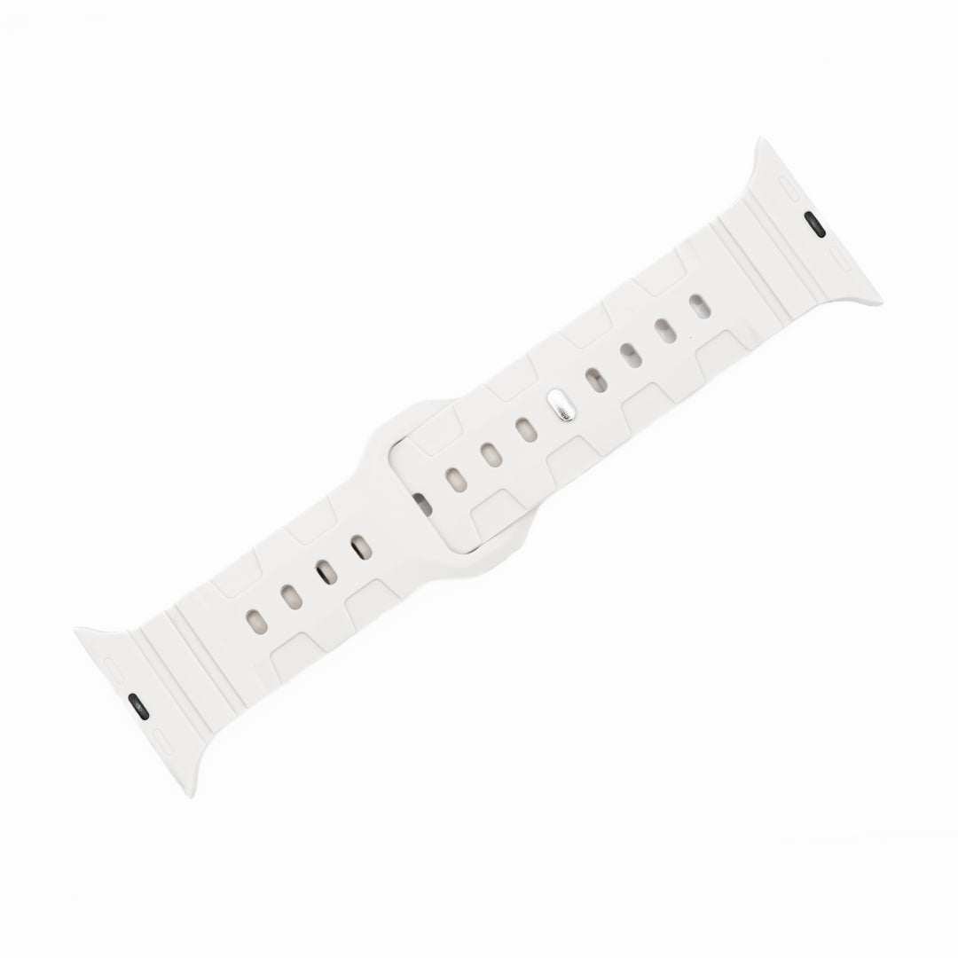 BluShark Apple Apple Band - Silicone All-Terrain - White