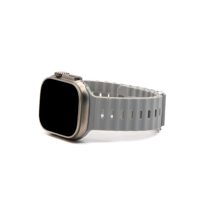 BluShark Apple Apple Band - Silicone Oceanica - Gray