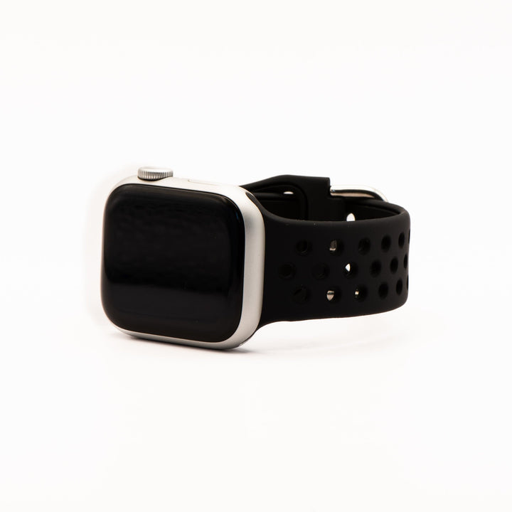 BluShark Apple Apple Band - Silicone Sport Buckle - Blackout