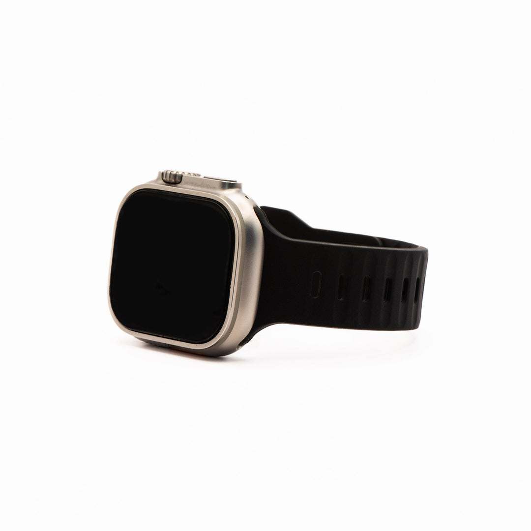 BluShark Apple Apple Watch Band - Silicone Groove - Black