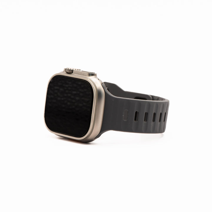 BluShark Apple Apple Watch Band - Silicone Groove - Gray