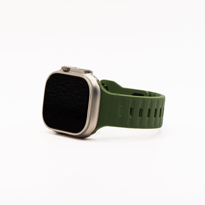 BluShark Apple Apple Watch Band - Silicone Groove - Green