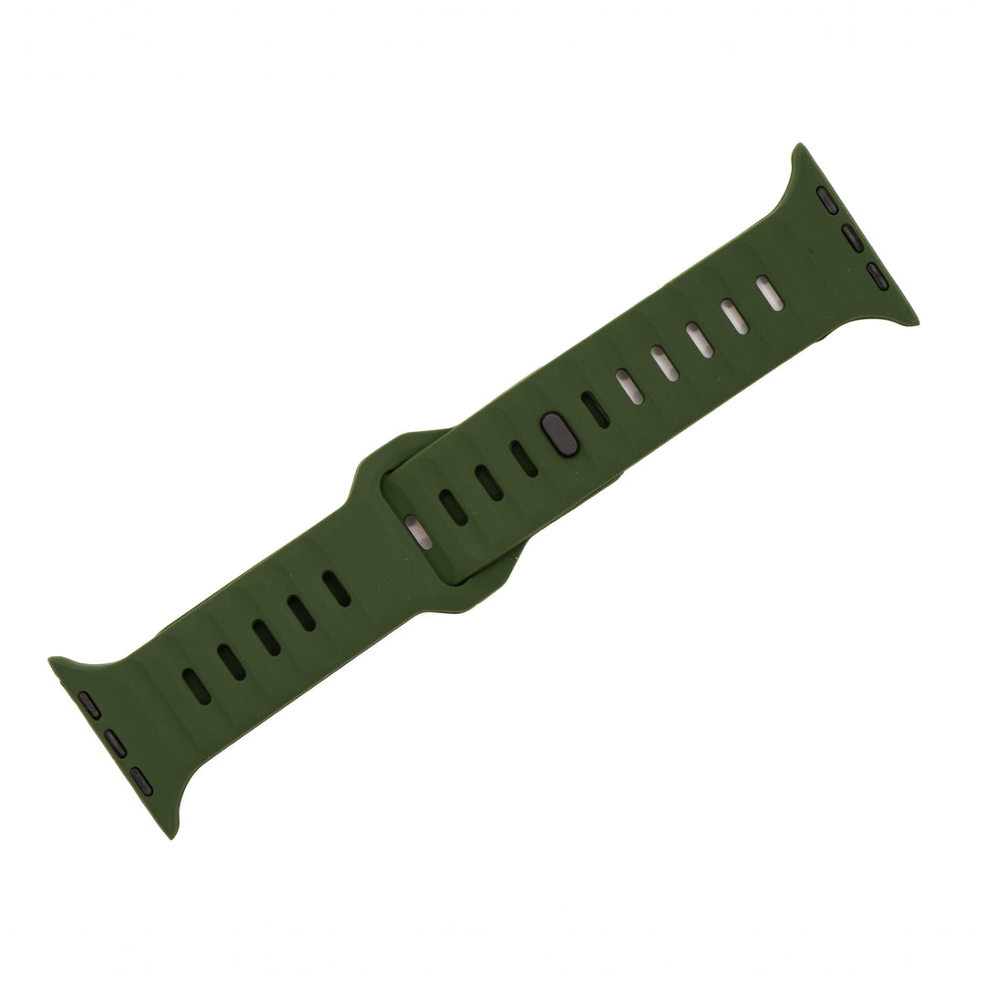 BluShark Apple Apple Watch Band - Silicone Groove - Green