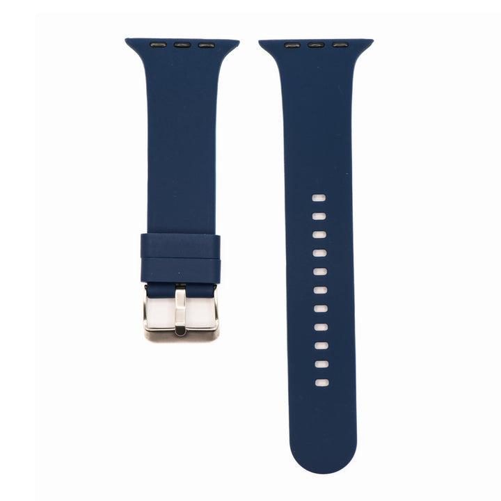 BluShark Apple Apple Watch Band - Silicone Solid Buckle - Navy