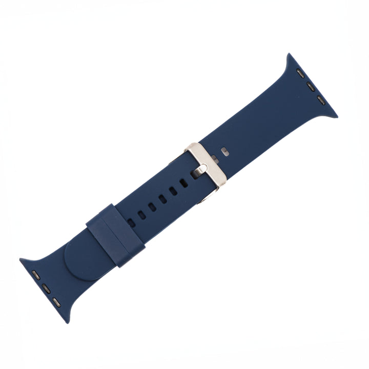 BluShark Apple Apple Watch Band - Silicone Solid Buckle - Navy