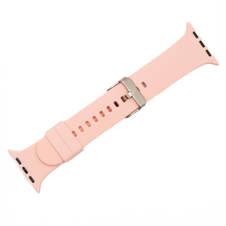 BluShark Apple Apple Watch Band - Silicone Solid Buckle - Rose