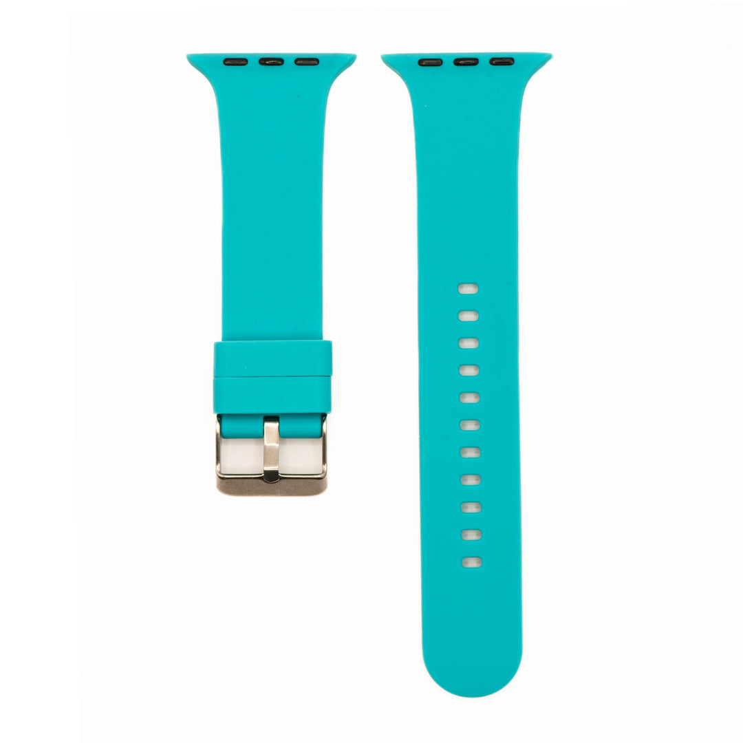 BluShark Apple Apple Watch Band - Silicone Solid Buckle - Teal