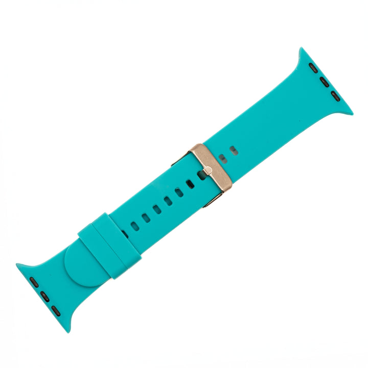 BluShark Apple Apple Watch Band - Silicone Solid Buckle - Teal