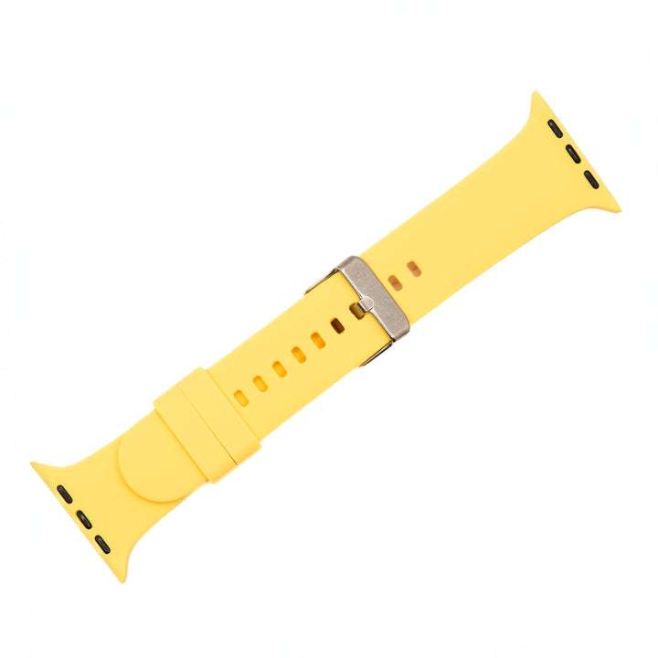 BluShark Apple Apple Watch Band - Silicone Solid Buckle - Yellow