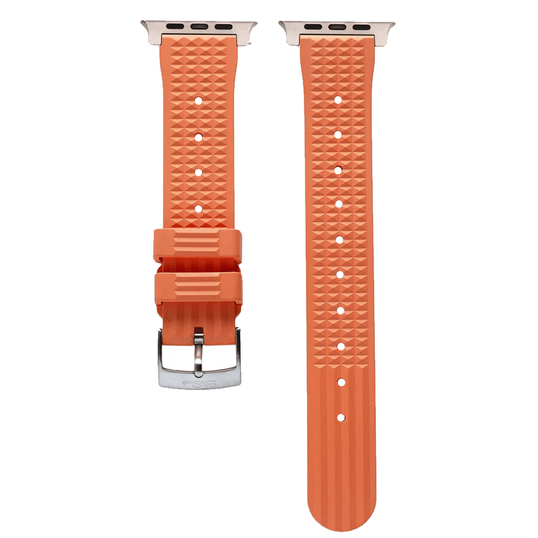 BluShark Apple Apple Watch ULTRA Band Waffle Rubber - Orange