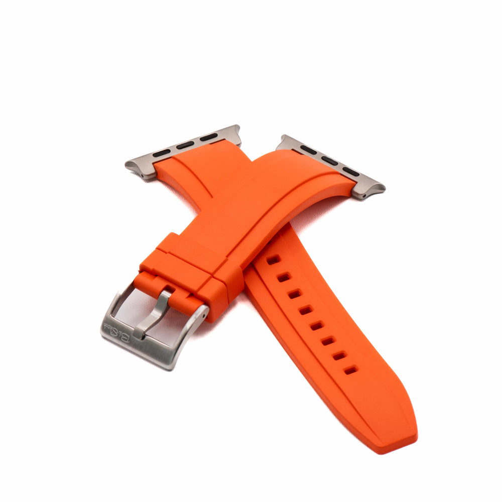 BluShark Apple Apple Watch Ultra Ridge Rubber - Orange