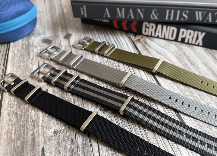 BluShark Bundle AlphaShark 4-Pack Bundle Of Essential Watch Straps