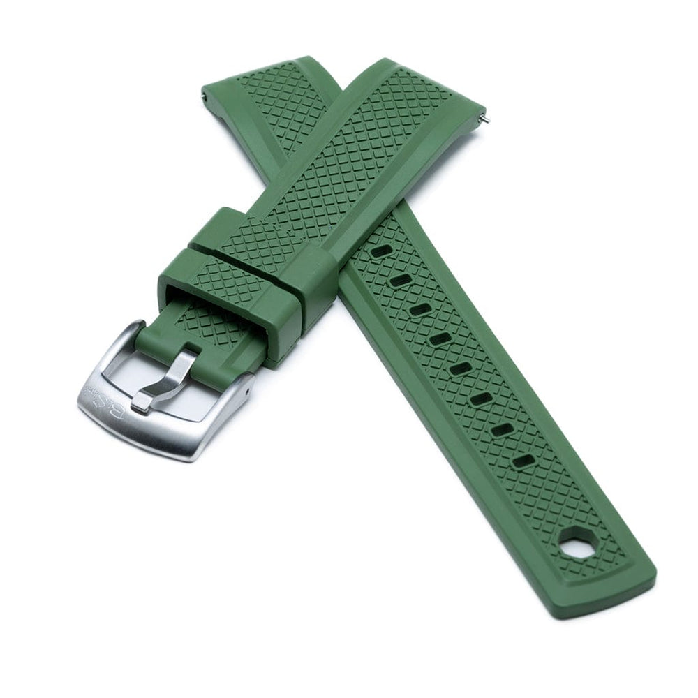 BluShark Crosshatch Rubber - Grenade Green