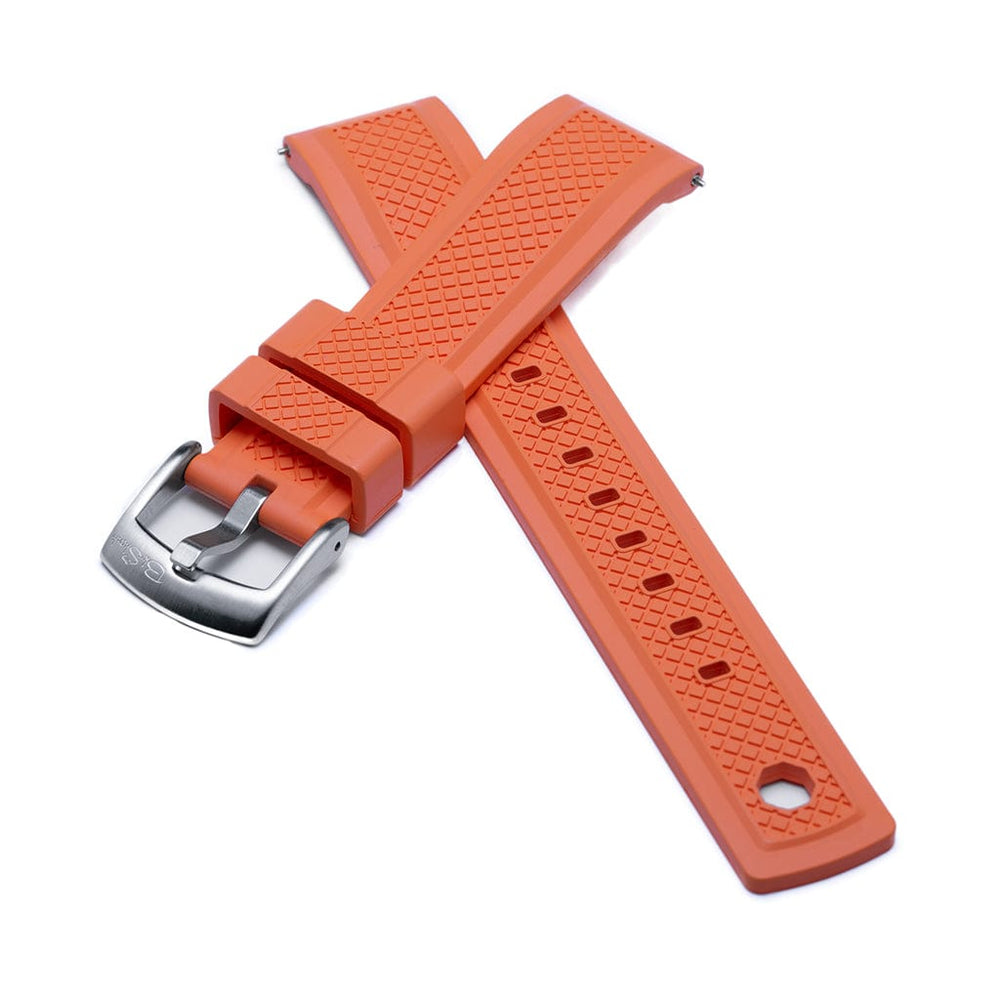 BluShark Crosshatch Rubber - Orange