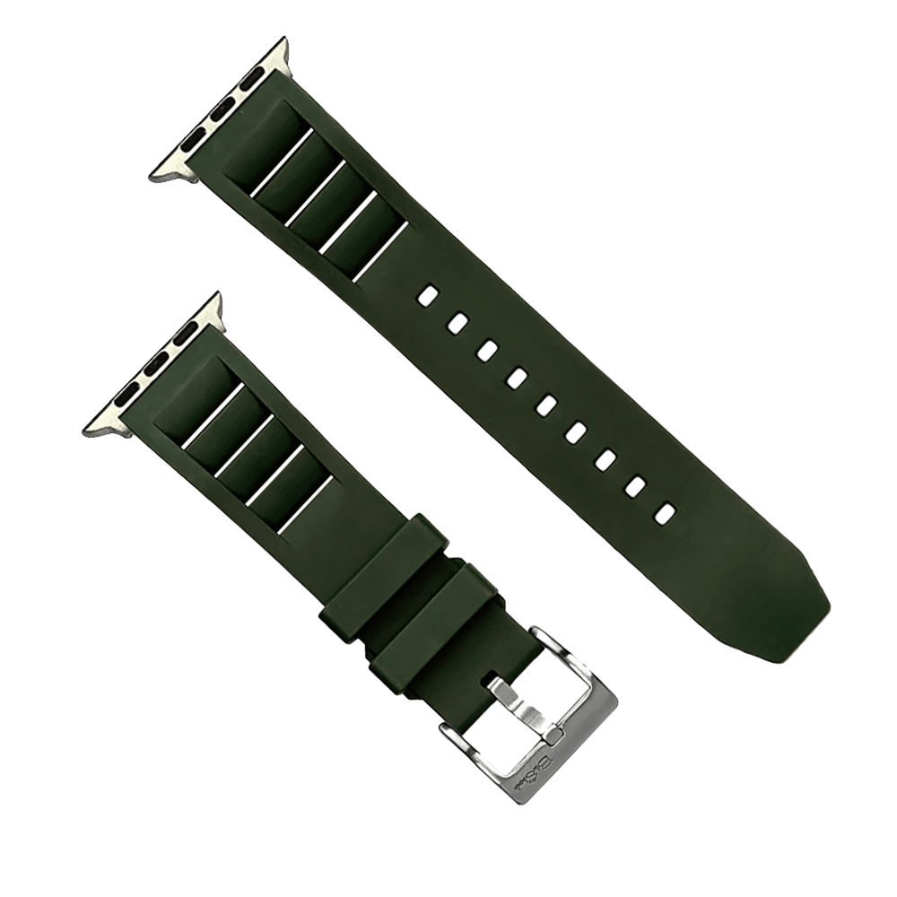 BluShark Shark Gill Apple Band - Shark Gill Rubber - Green