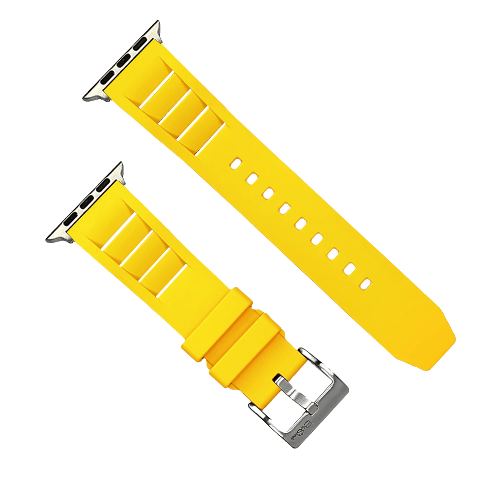 BluShark Shark Gill Apple Band - Shark Gill Rubber - Yellow