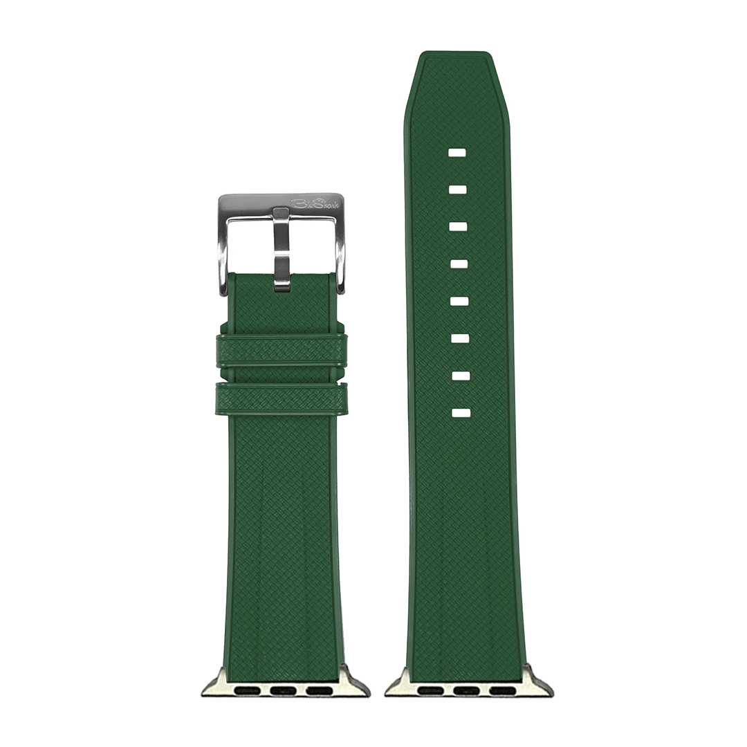 BluShark Shark Gill Apple Band - Shark Skin Rubber - Green