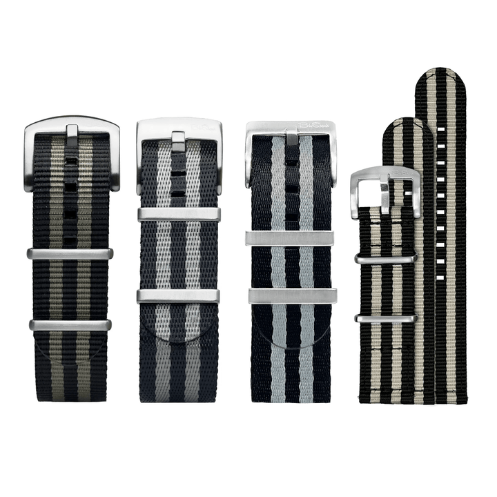 BluShark Straps Bundle Bond Bundle: Premium 4-Pack of Watch Straps