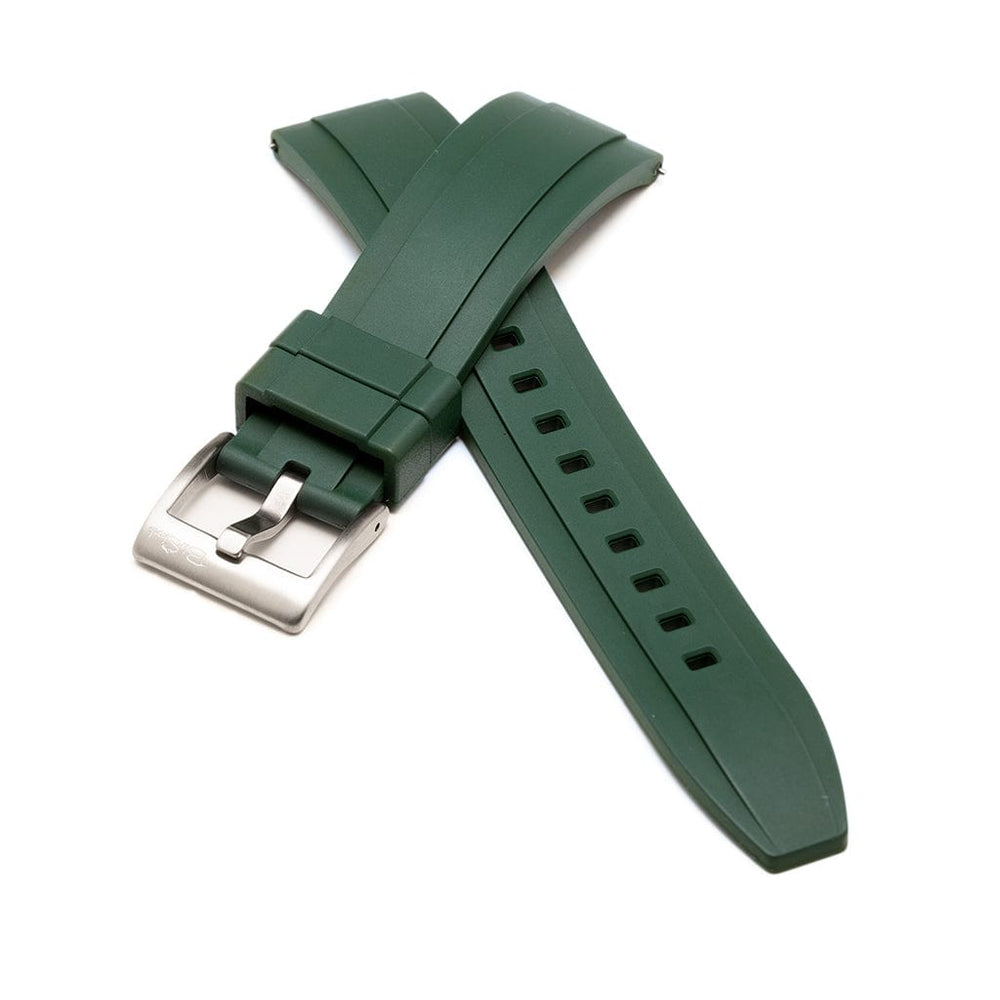 BluShark Two-Piece Strap Ridge Rubber - Green