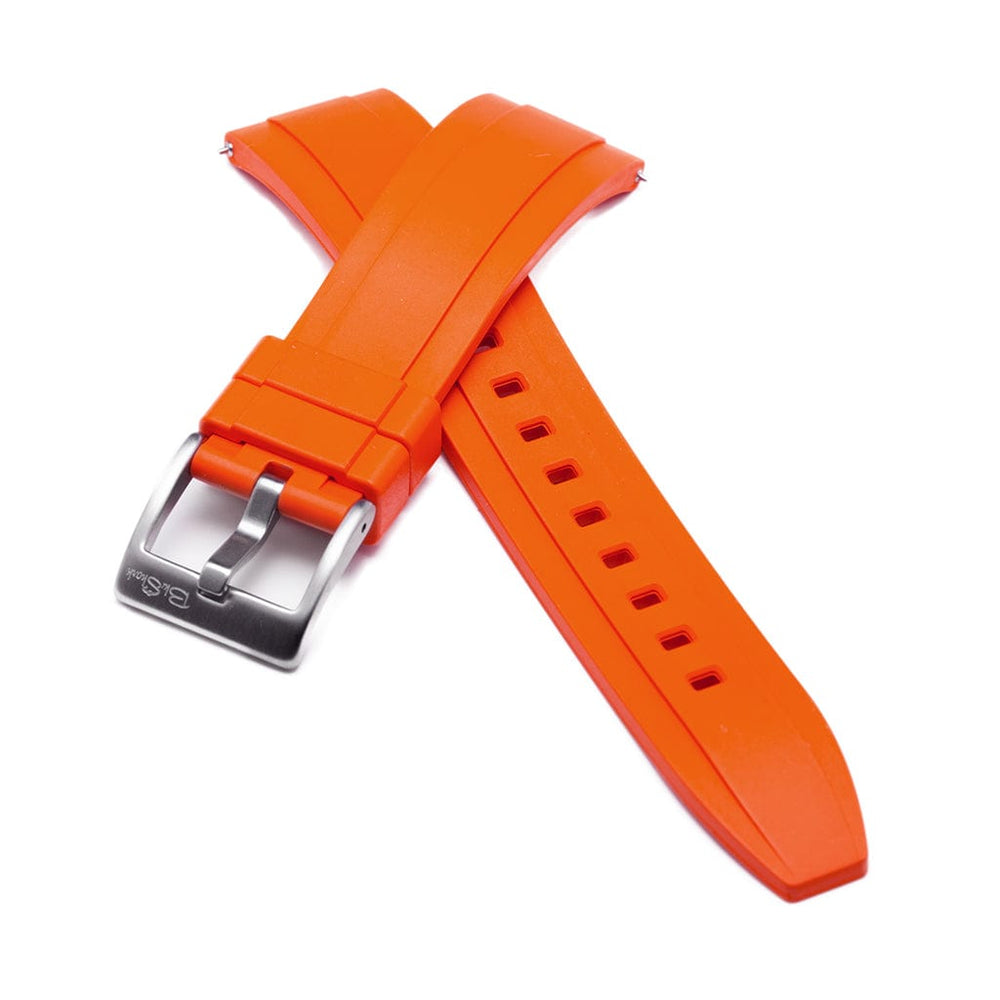 BluShark Two-Piece Strap Ridge Rubber - Orange