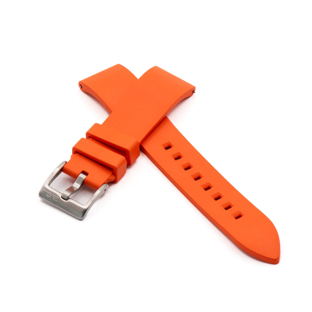 BluShark Two-Piece Strap Smooth Rubber - Orange