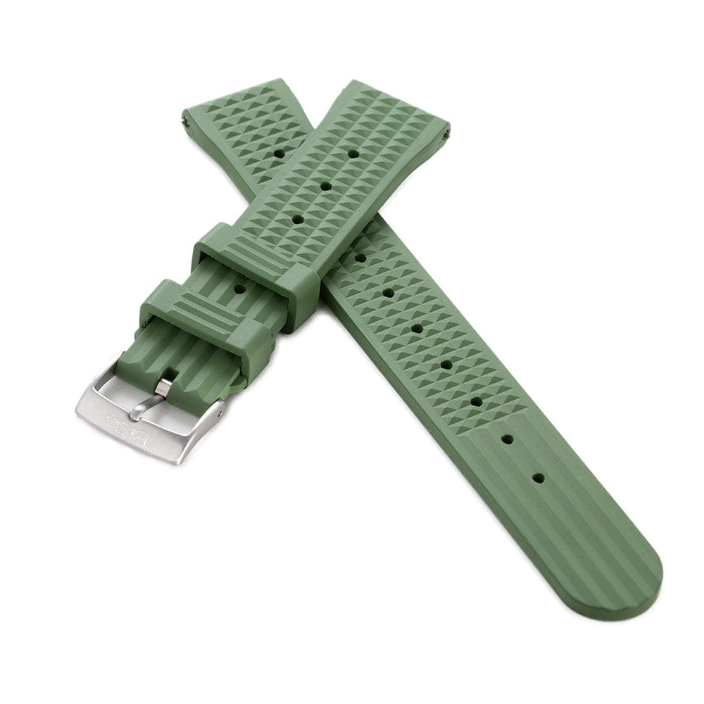 BluShark Waffle Rubber - Grenade Green