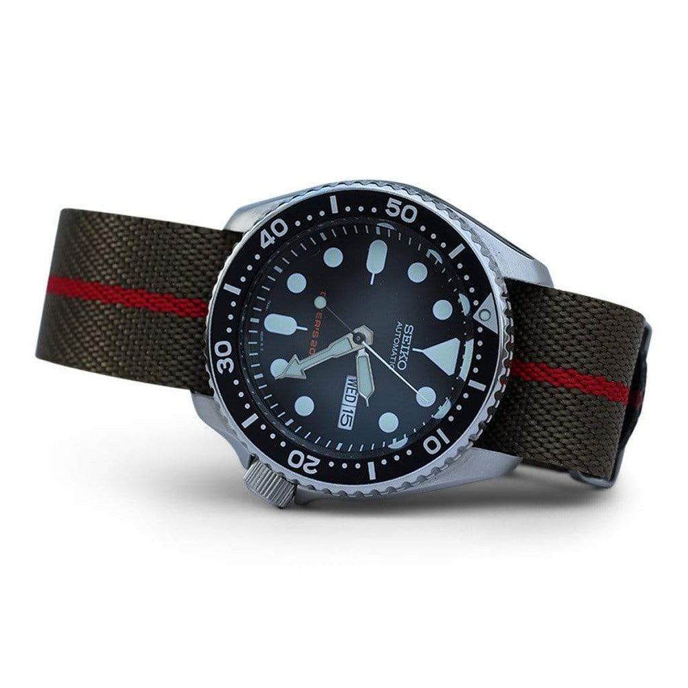 BluShark AlphaShark Knit Weave - Brick Watch Strap