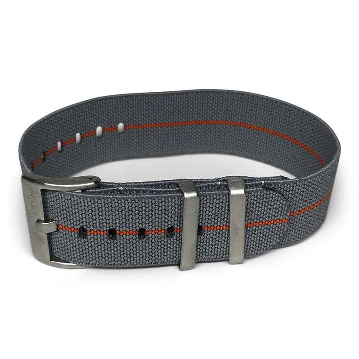 BluShark AlphaShark Pajama Stretch Watch Straps - Gray/Orange