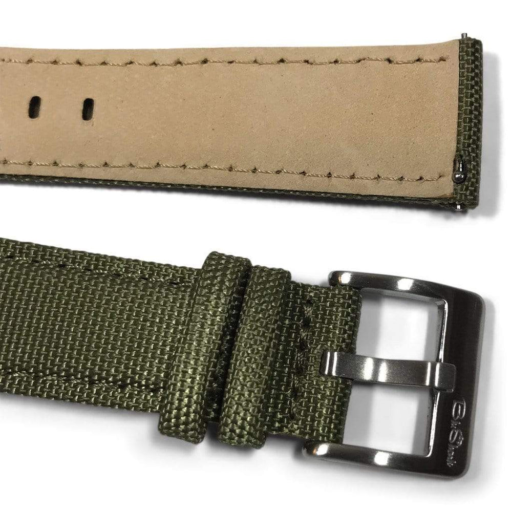 BluShark Cordura - Olive Green Watch Strap