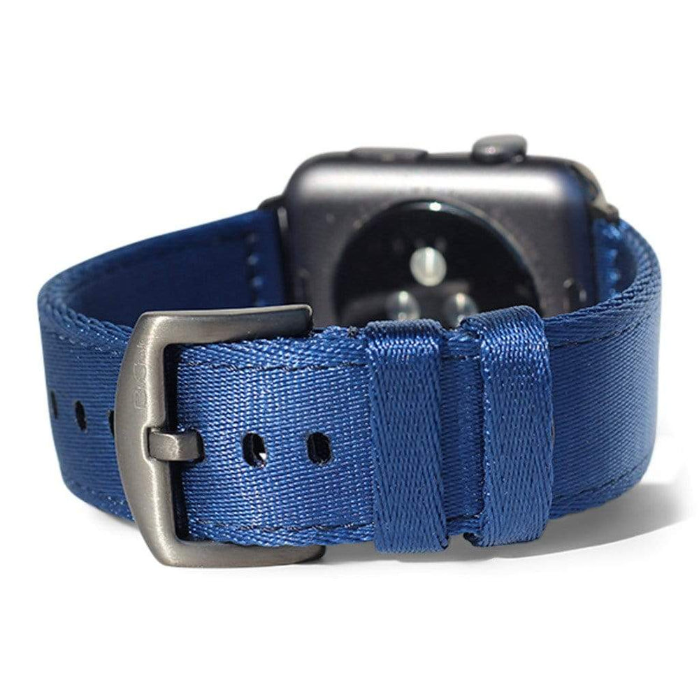 BluShark Kwik Change Small Apple Watch / Space Gray / Navy Blue Apple Watch Band - AlphaPremier - Navy Blue