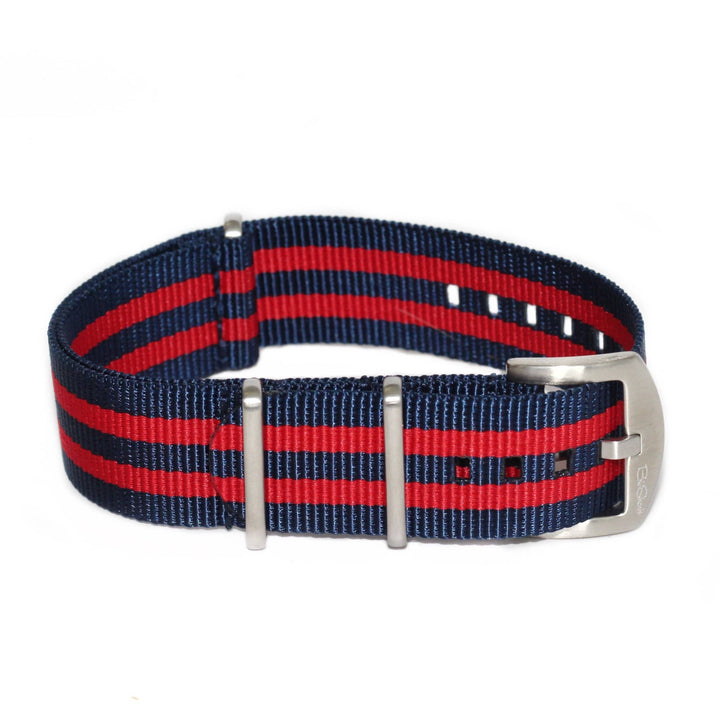 BluShark Original Bond - Navy and Red Watch Strap